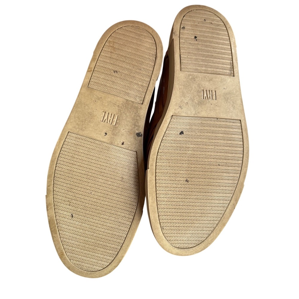 Frye Ivy Huarache Leather Slip On Sneakers Camel Tan 9.5M 3470090-CAM - Picture 6 of 8